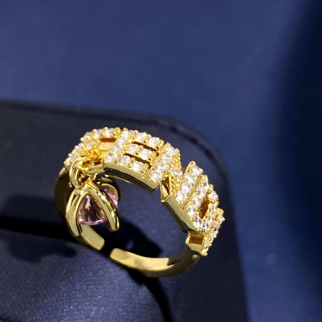 FDR008 fendi signature ring - ccjewelryacc