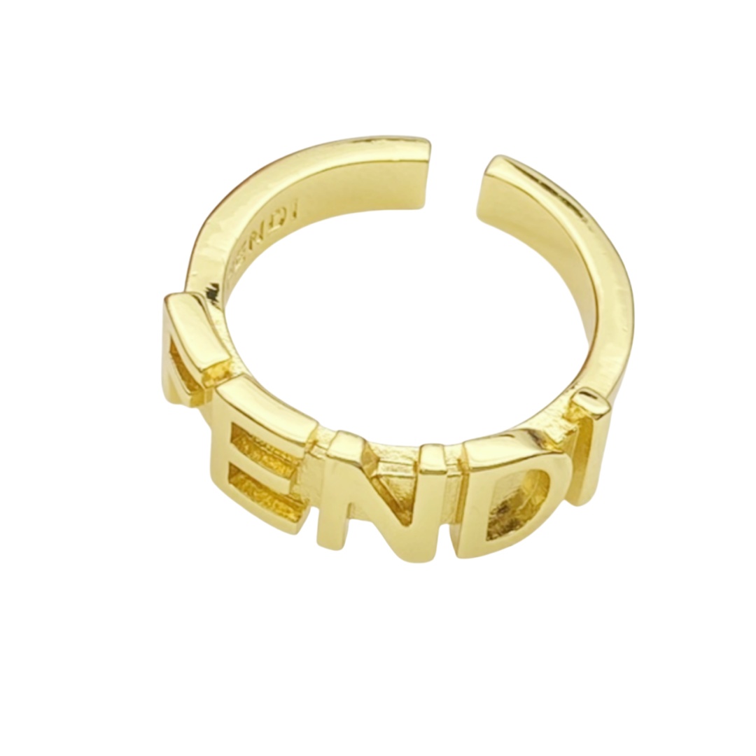 FDR004 fendi signature ring - ccjewelryacc