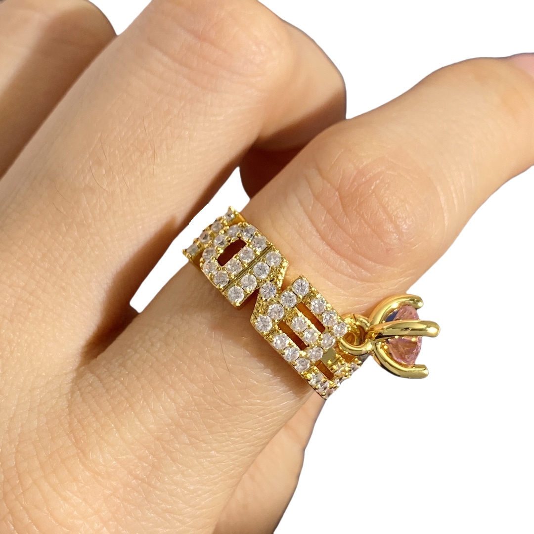 FDR008 fendi signature ring - ccjewelryacc