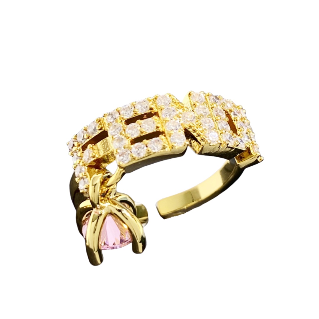 FDR008 fendi signature ring - ccjewelryacc