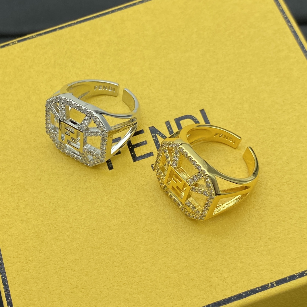 FDR003 Fendi Forever Fendi ring - ccjewelryacc