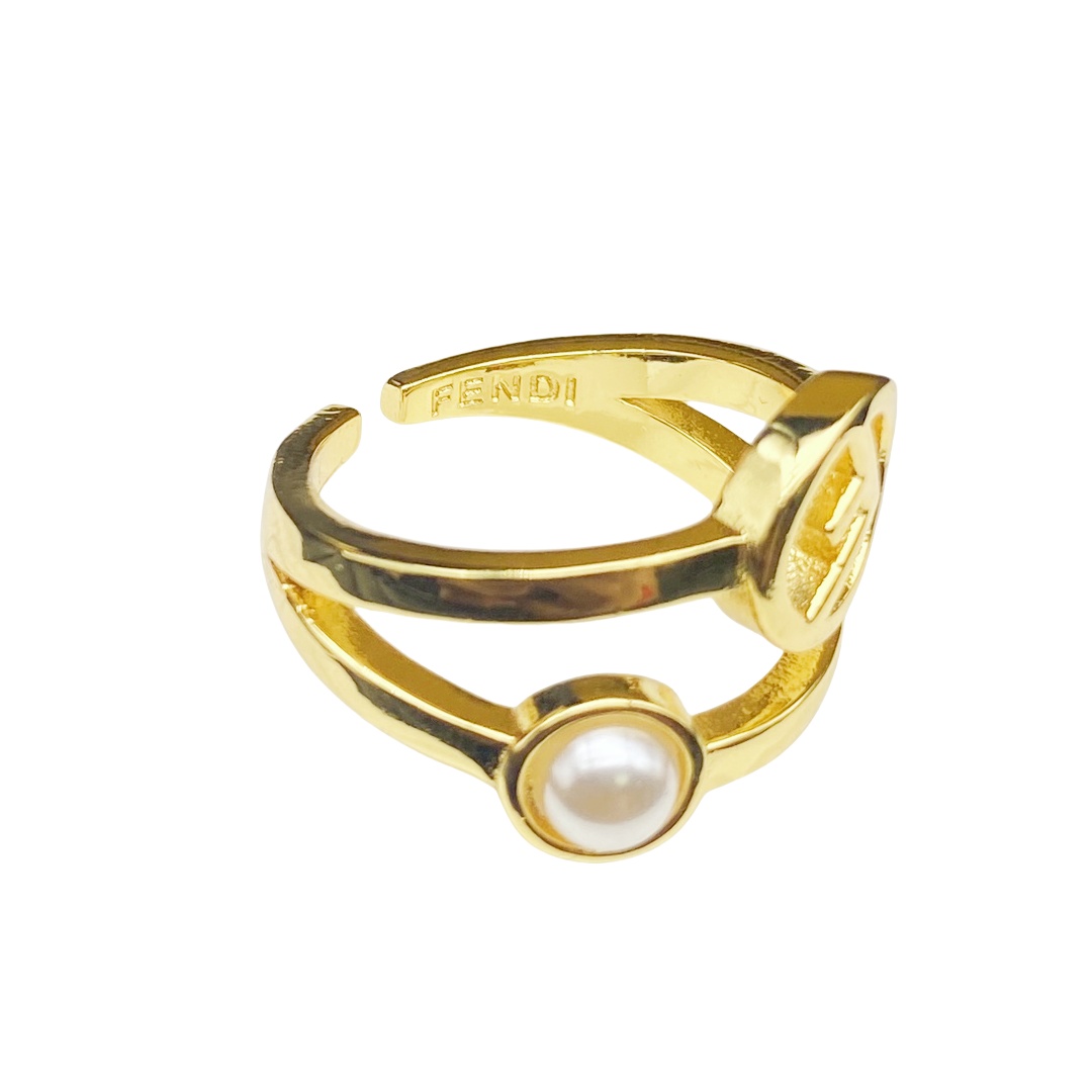 FDR009 F is fendi ring - ccjewelryacc