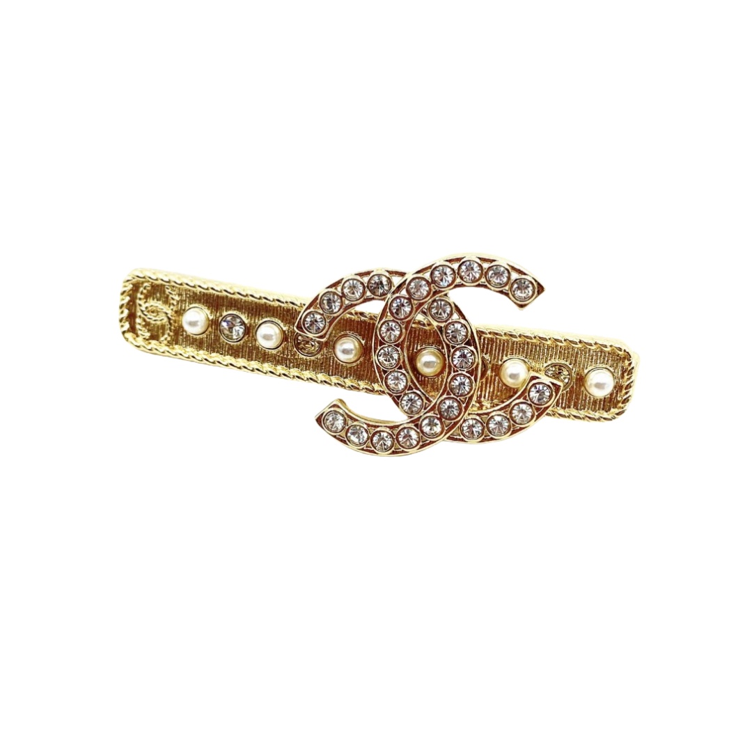 CCH018 Chanel barrette hair clip - ccjewelryacc