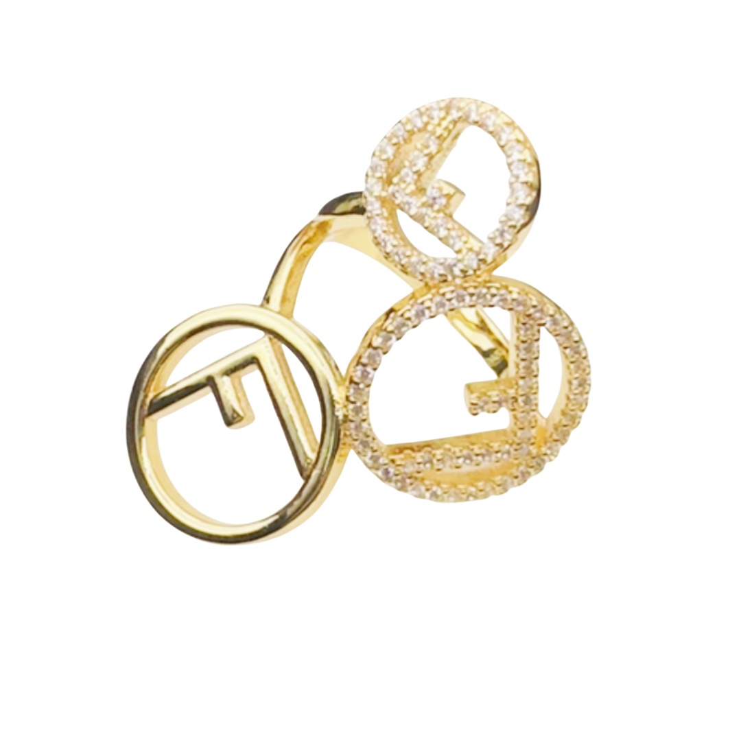 FDR013 F is fendi ring gold sales - ccjewelryacc