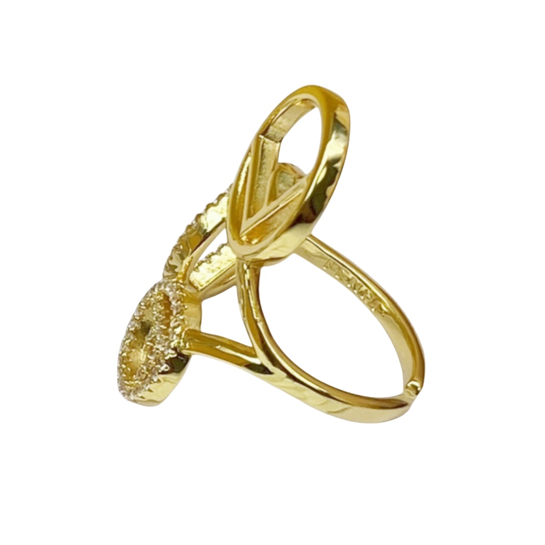 FDR013 F is fendi ring gold sales - ccjewelryacc