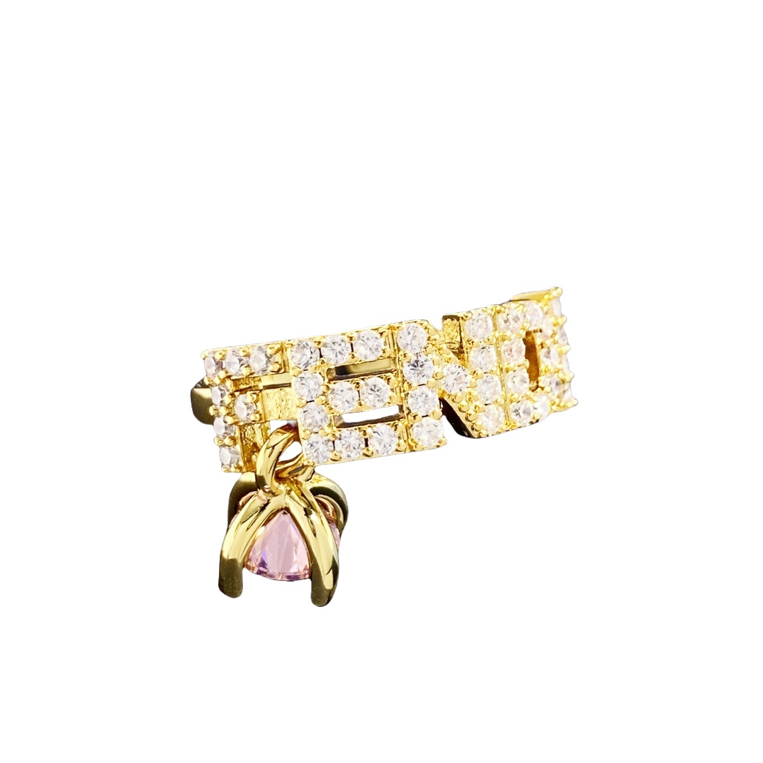 FDR008 fendi signature ring - ccjewelryacc