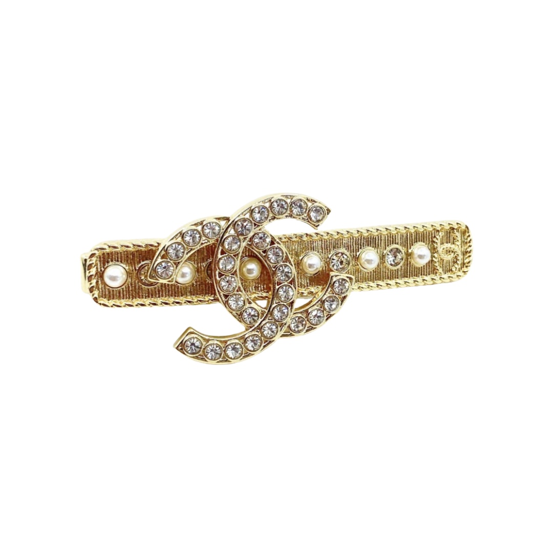 CCH018 Chanel barrette hair clip - ccjewelryacc