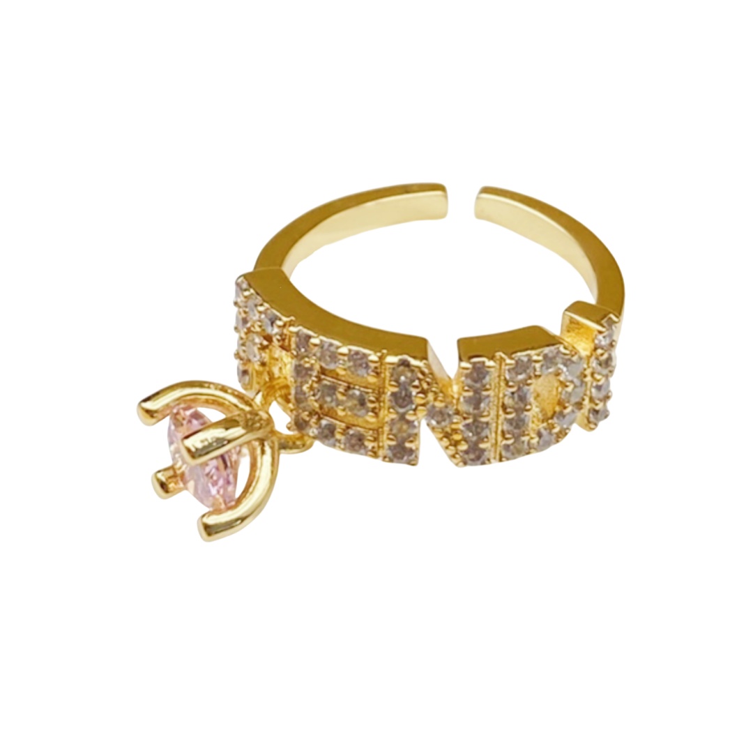 FDR008 fendi signature ring - ccjewelryacc