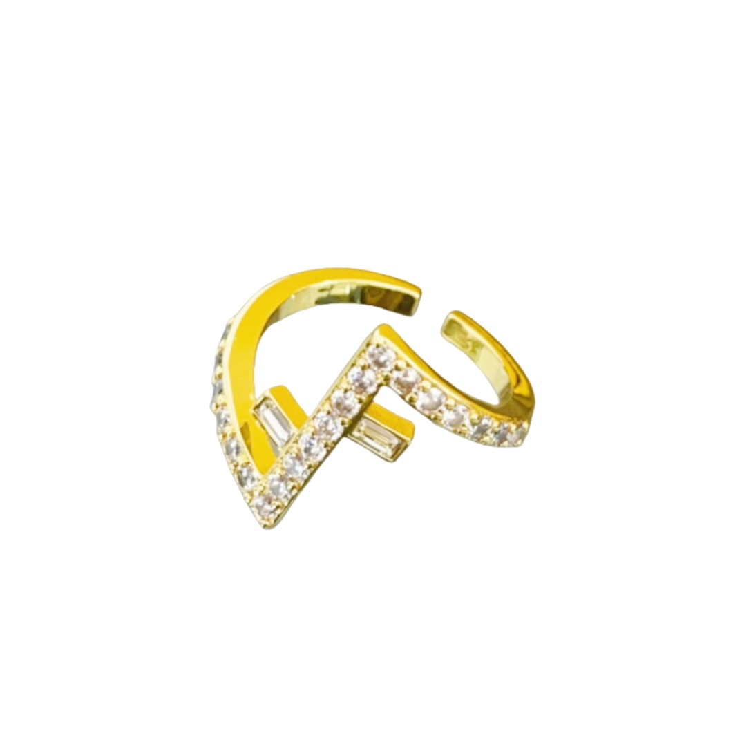 FDR005 Fendi FF ring - ccjewelryacc