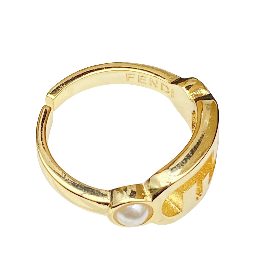 FDR014 Fendi o lock ring - ccjewelryacc