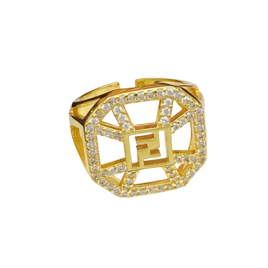 FDR003 Fendi Forever Fendi ring - ccjewelryacc