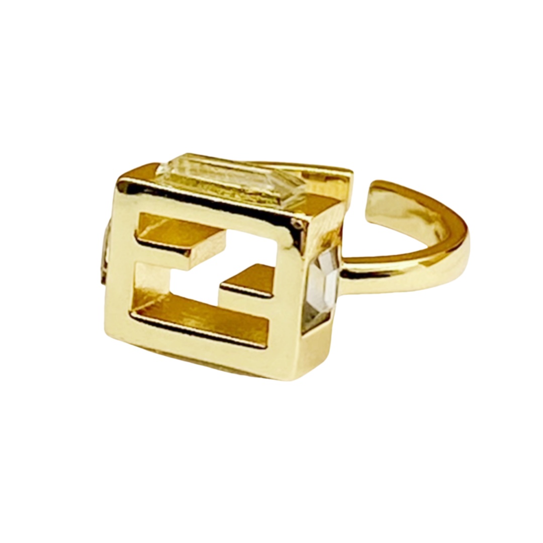 FDR015 Fendi FF ring - ccjewelryacc