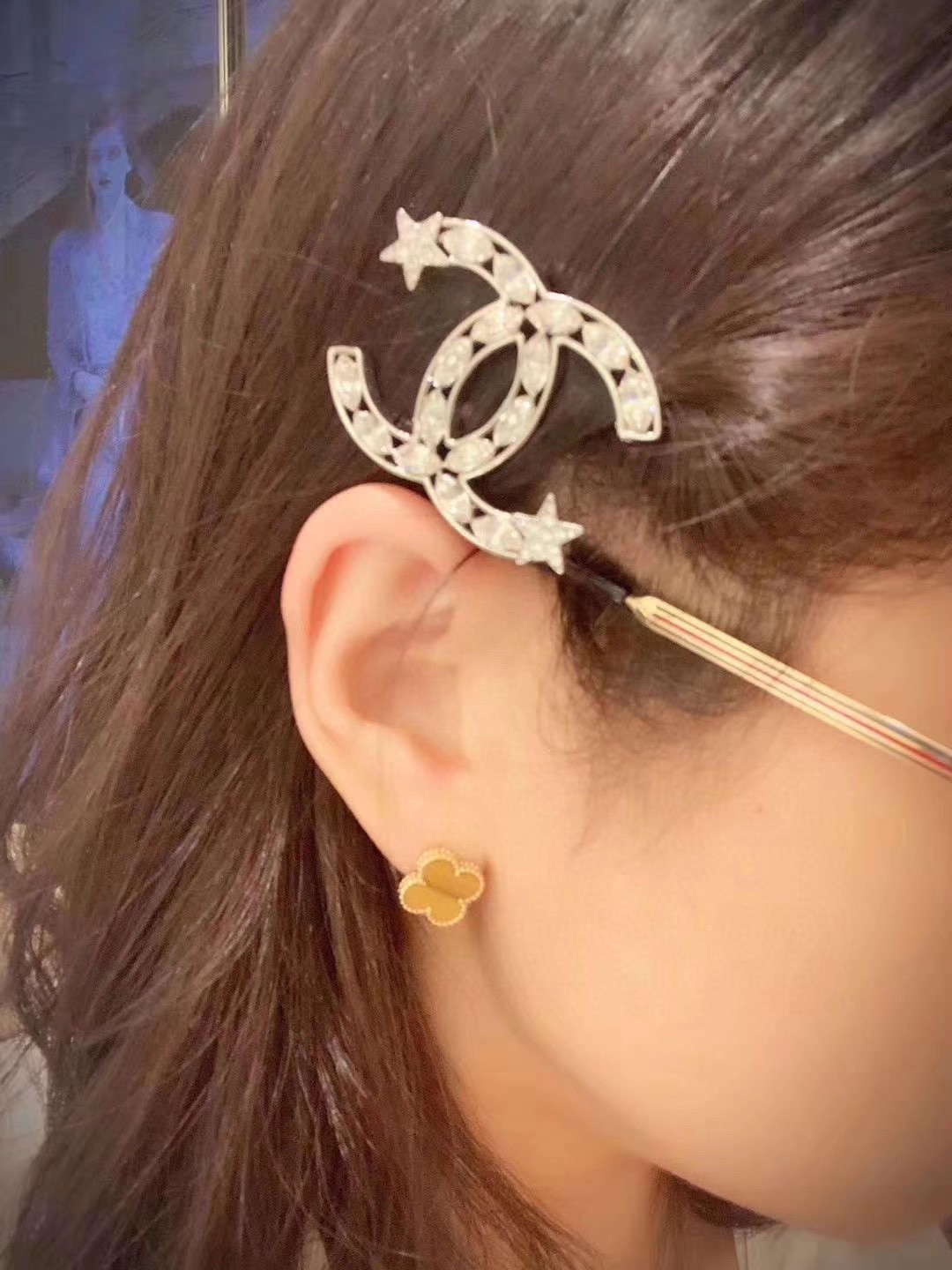 CCH009 chanel hair pin - ccjewelryacc