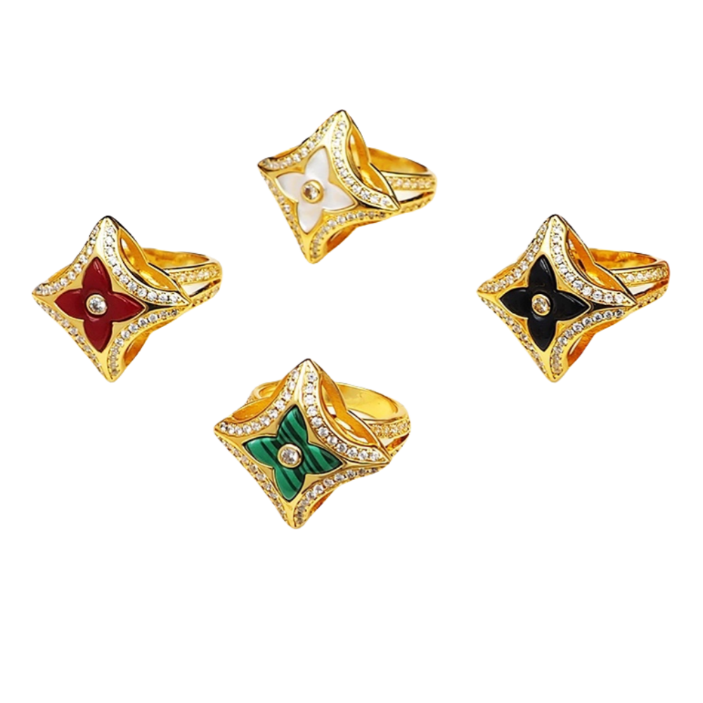 LVR003 LV Ever Blossom Ring - ccjewelryacc