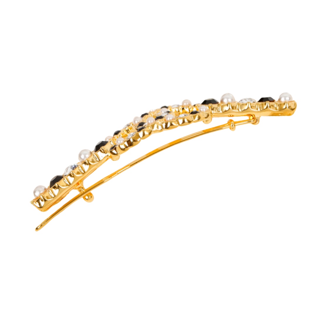 CCH035 Chanel rhinestone hair clip - ccjewelryacc