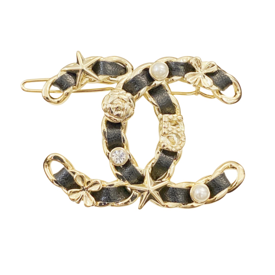 CCH062 chanel hair clip cc - ccjewelryacc