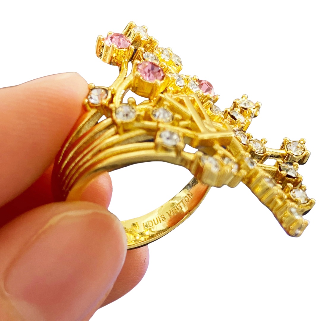 LVR010 Louis Vuitton Lv Corail Ring - ccjewelryacc