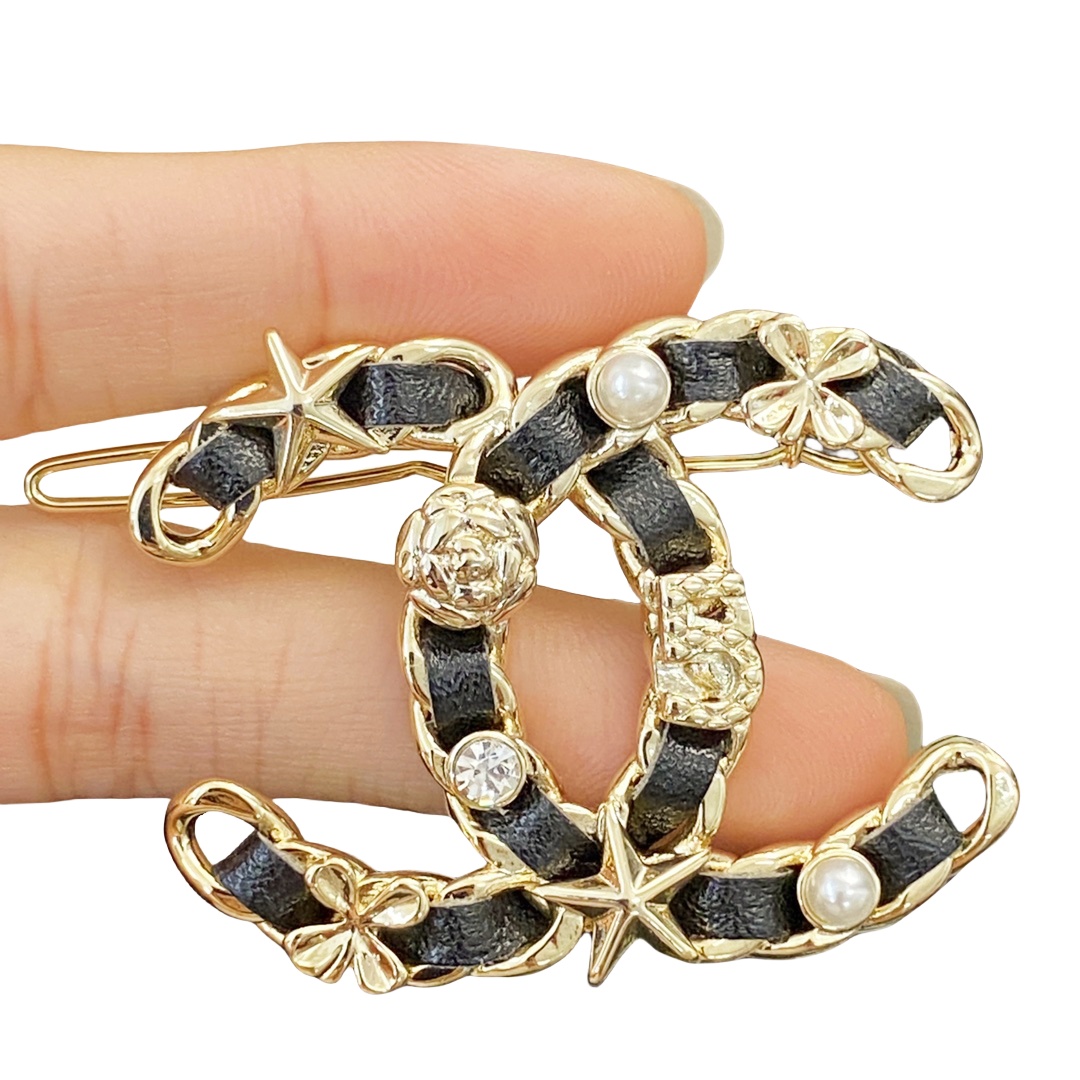 CCH062 chanel hair clip cc - ccjewelryacc