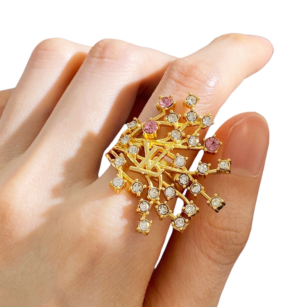 LVR010 Louis Vuitton Lv Corail Ring - ccjewelryacc