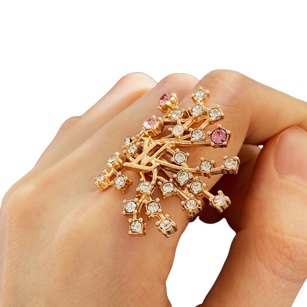 LVR010 Louis Vuitton Lv Corail Ring - ccjewelryacc
