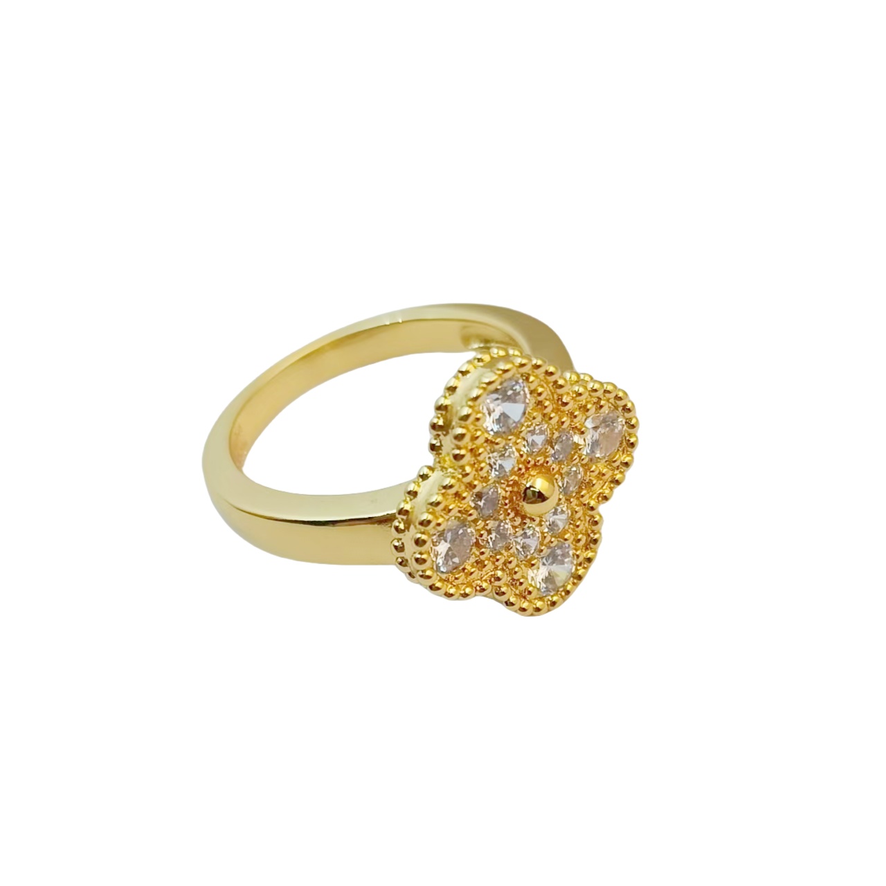 VCR012 VCA Vintage Alhambra ring with diamond - ccjewelryacc