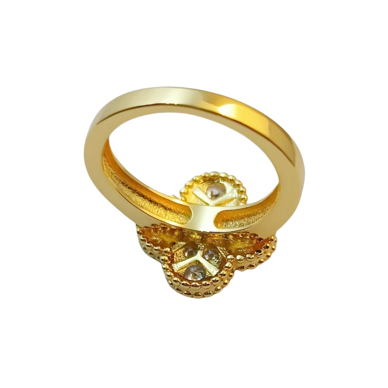 VCR012 VCA Vintage Alhambra ring with diamond - ccjewelryacc
