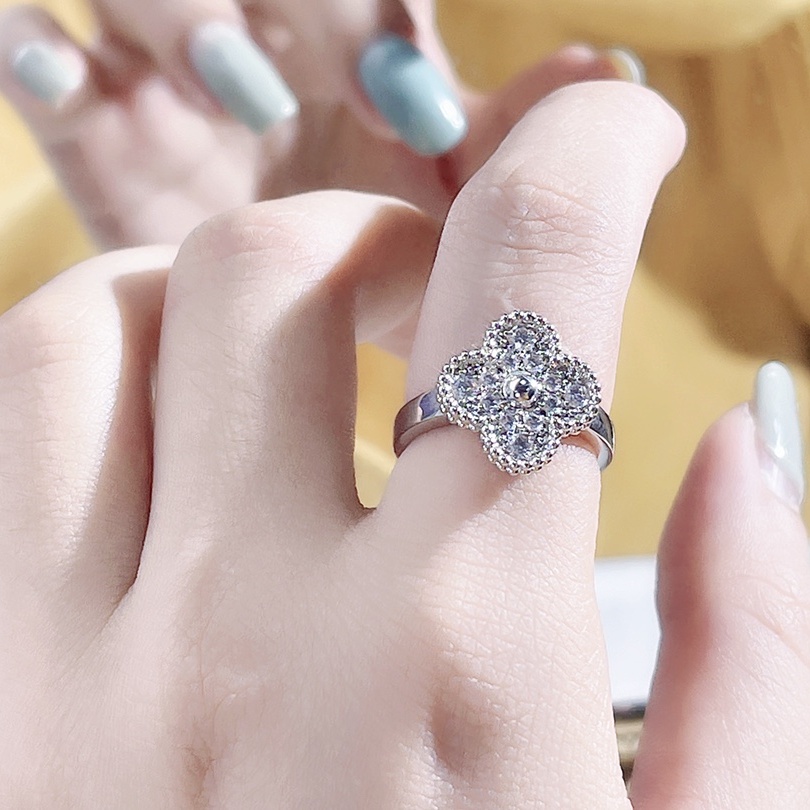 VCR012 VCA Vintage Alhambra ring with diamond - ccjewelryacc