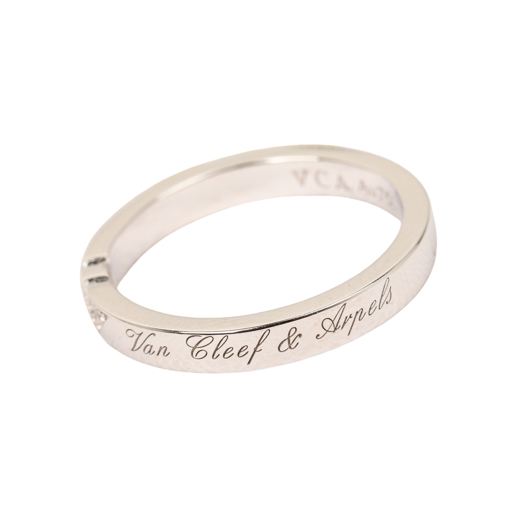 VCRV006 18k Gold Van Cleef & Arpels Toujours Signature Etoiles Wedding ring - ccjewelryacc