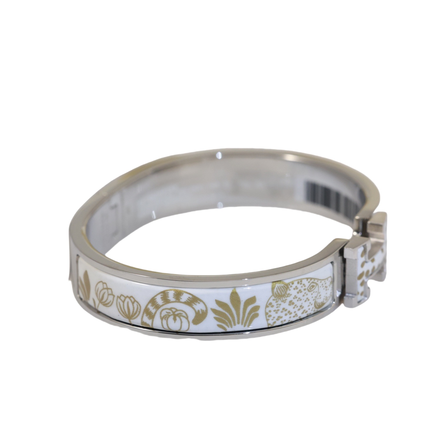 HMS055 18k Gold Hermes Clic enamel H bracelet - ccjewelryacc
