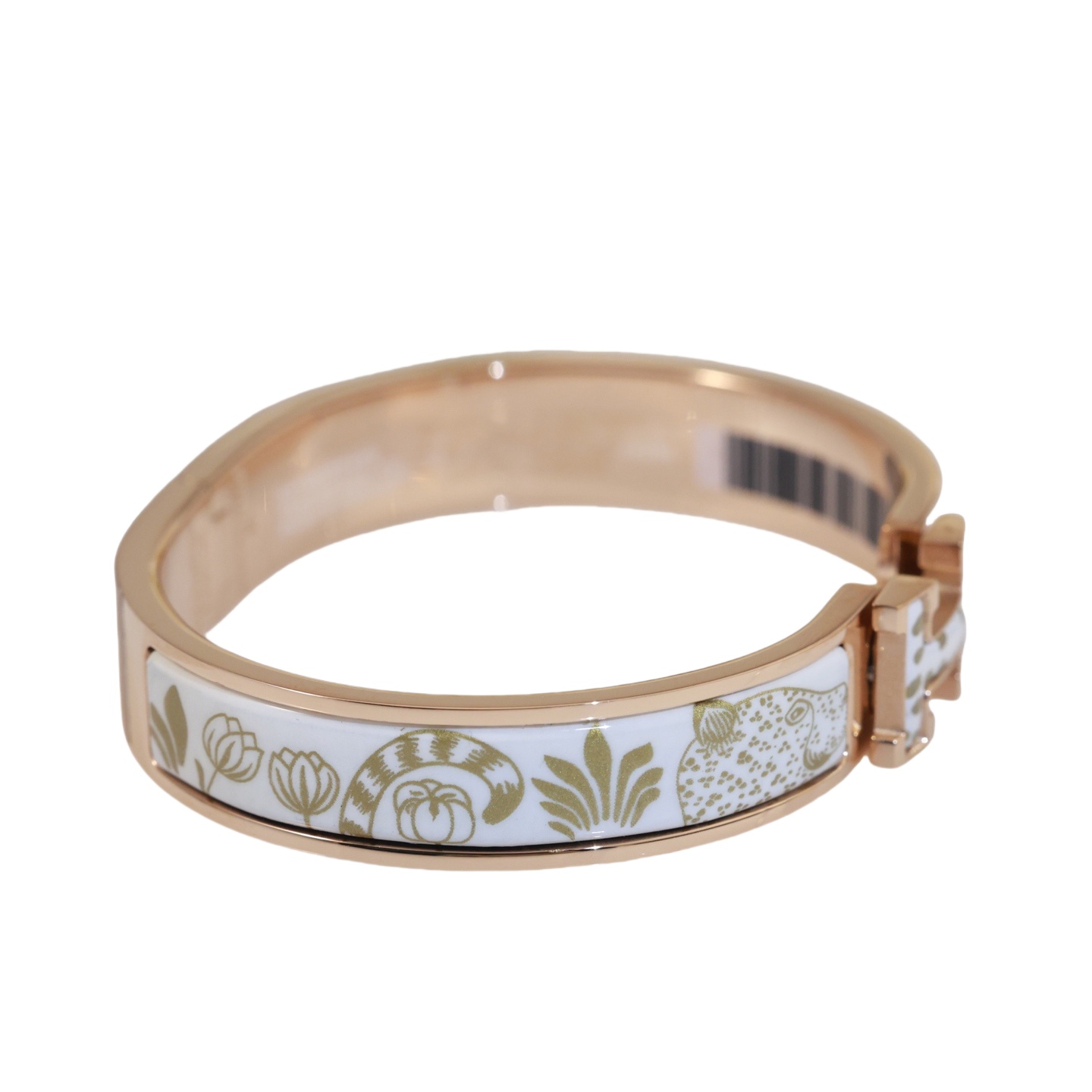 HMS055 18k Gold Hermes Clic enamel H bracelet - ccjewelryacc