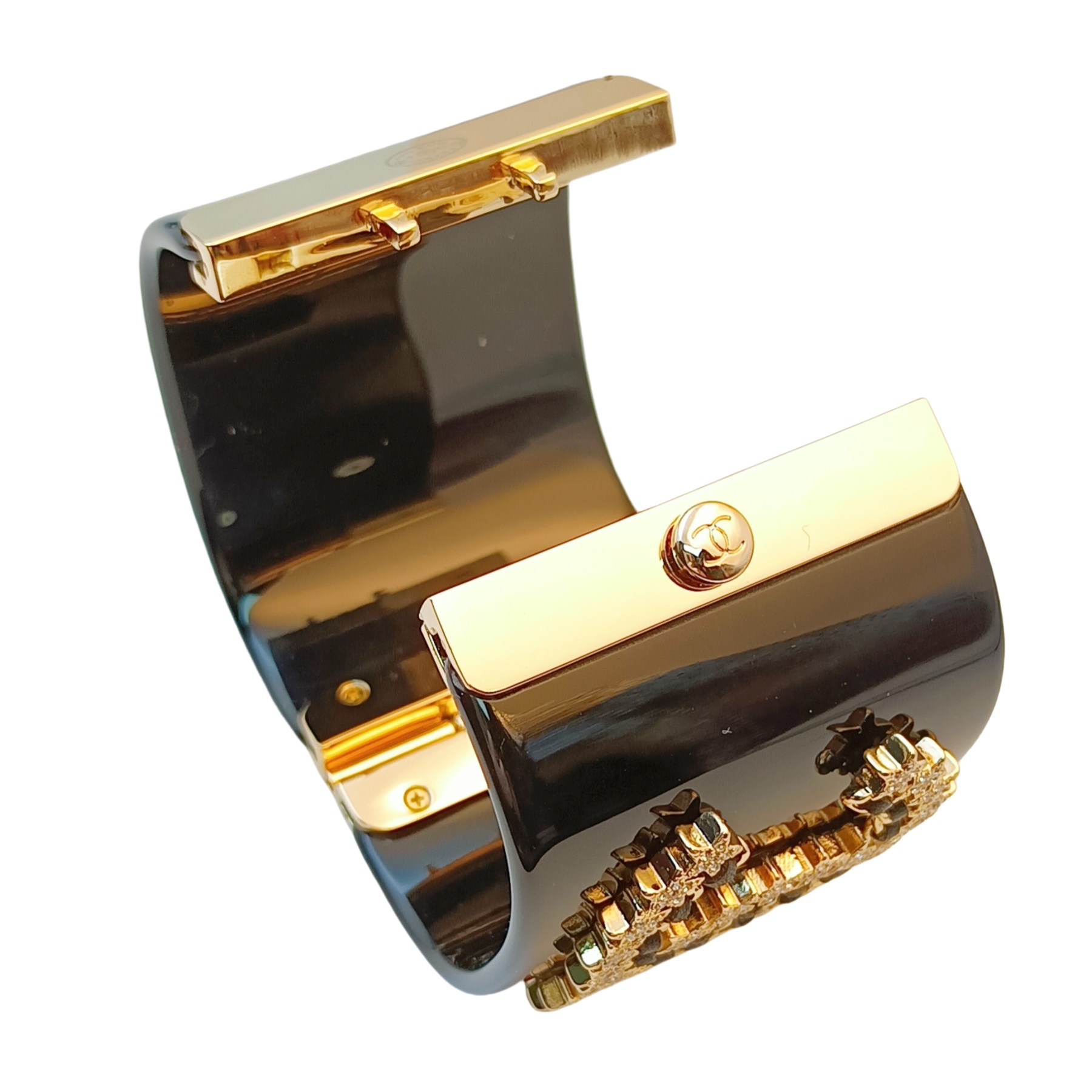 CCS069 22P CC acrylic cuff bracelet - ccjewelryacc