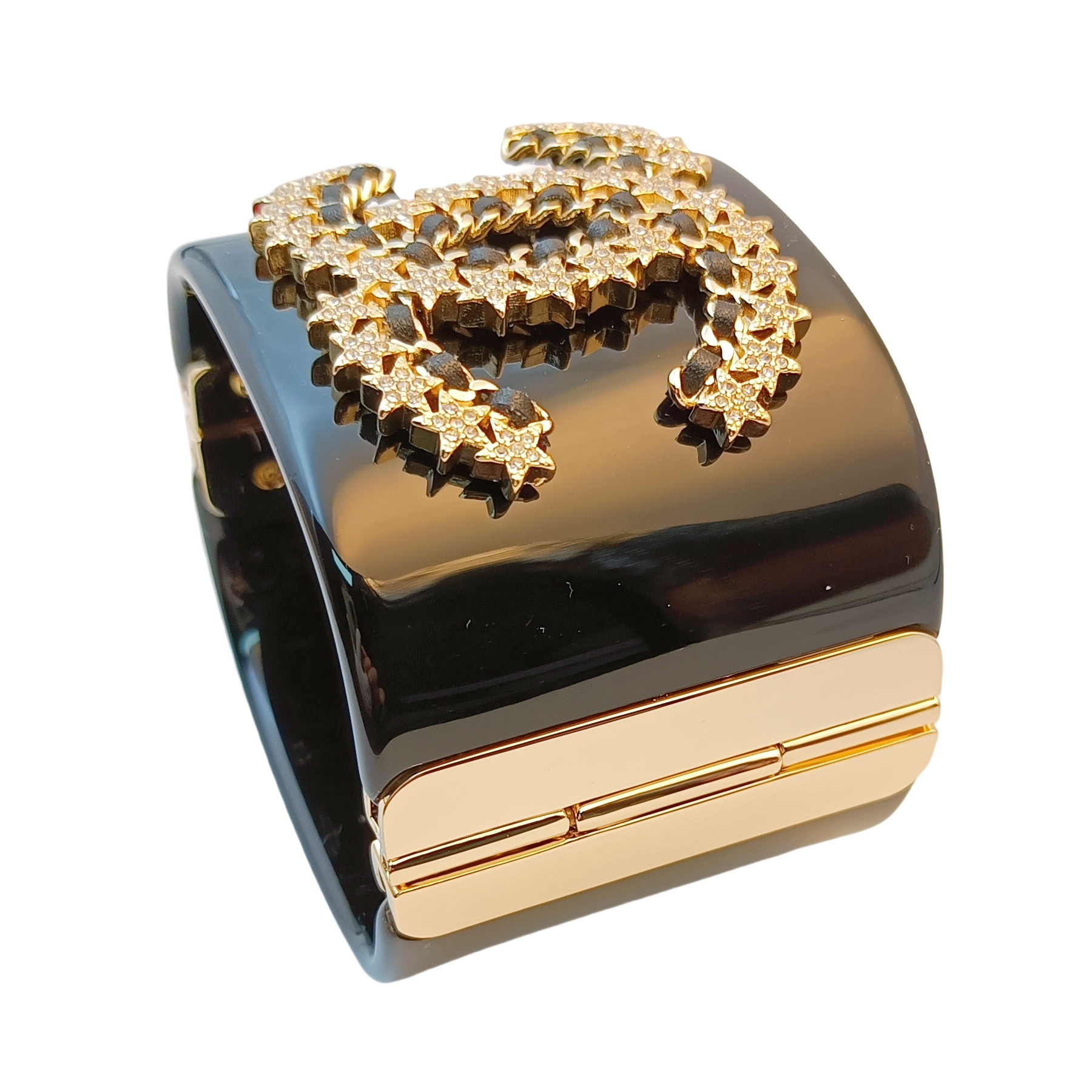 CCS069 22P CC acrylic cuff bracelet - ccjewelryacc