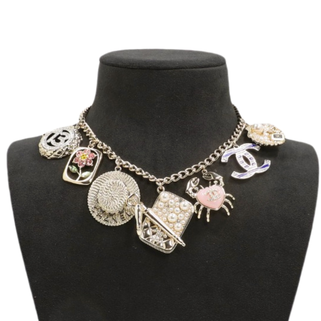 CCN435 Chanel charms necklace - ccjewelryacc