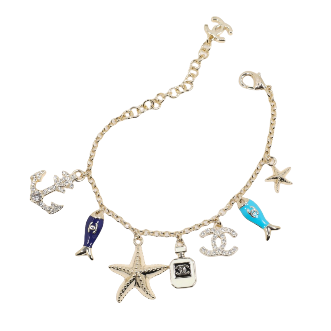 CCN088 Chanel 25 Fantasy Ocean series choker necklace - ccjewelryacc