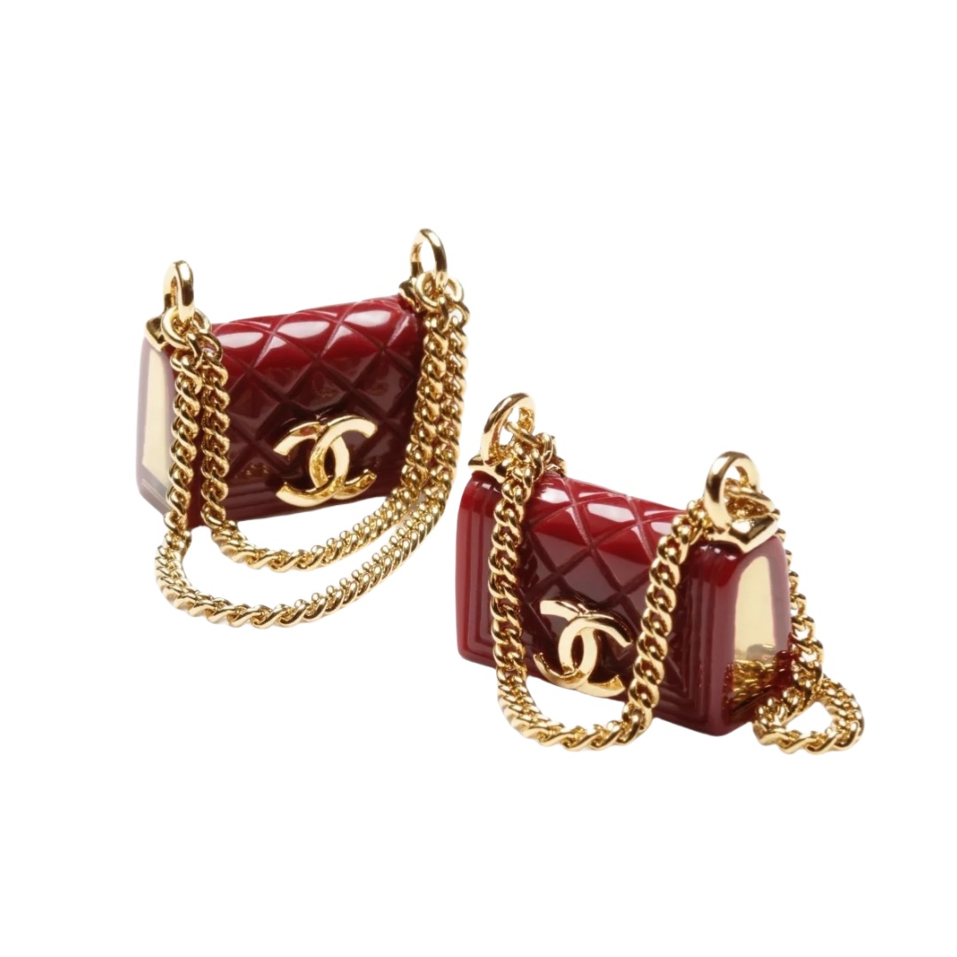 CCE269 Chanel Bag Chain earrings - ccjewelryacc