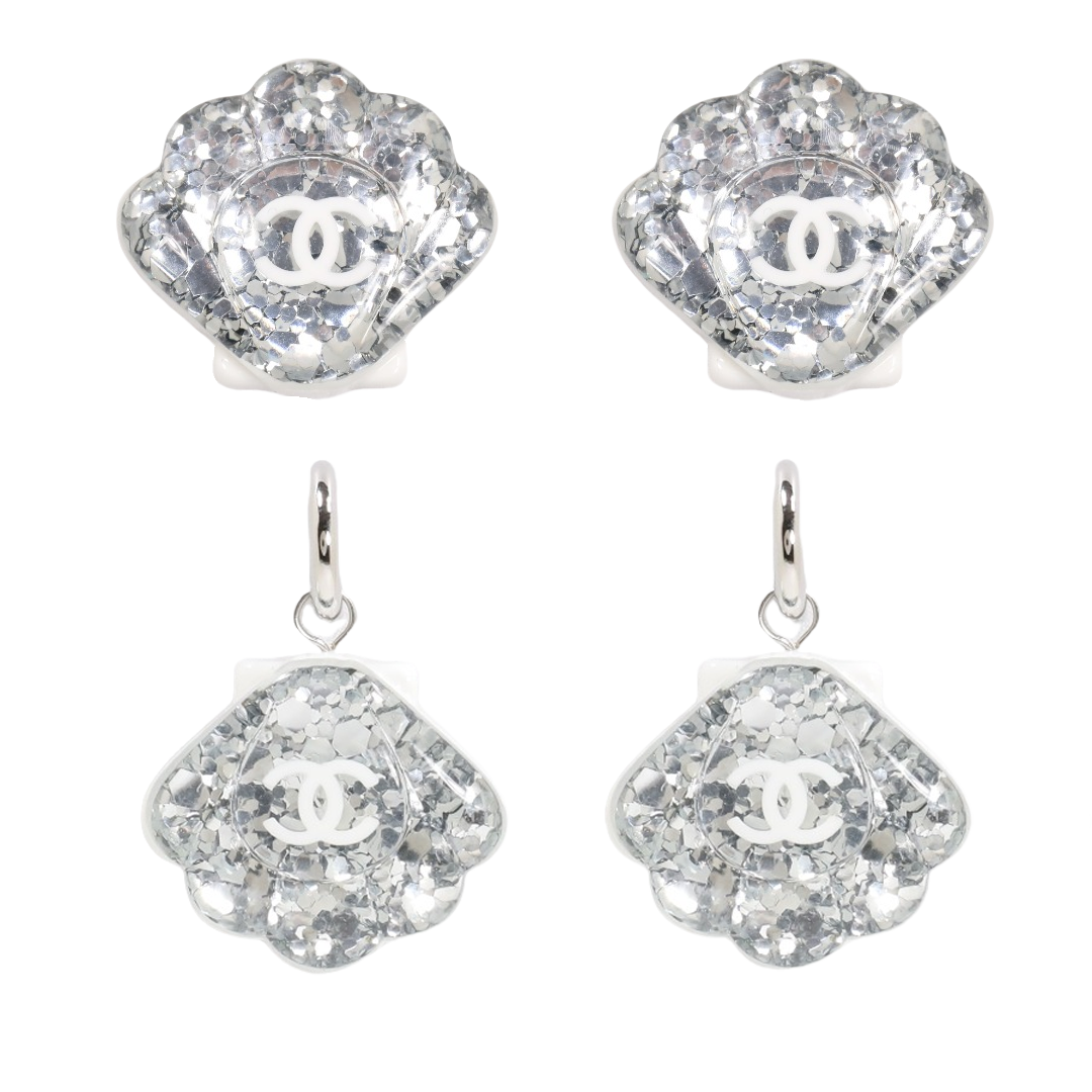 CCE224 Chanel Acrylic shell earrings for women - ccjewelryacc