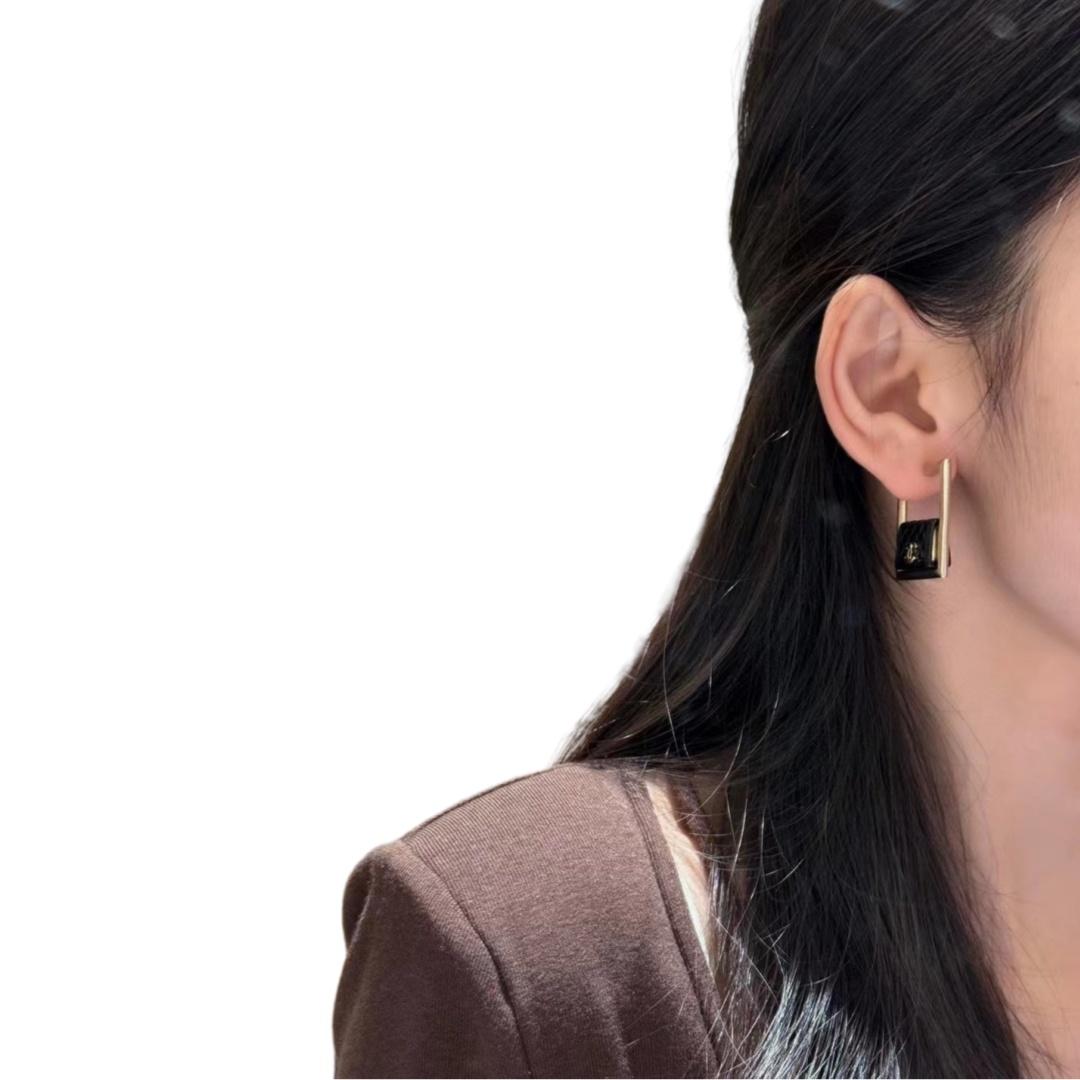 CCE268 Chanel Bag hoop earrings - ccjewelryacc