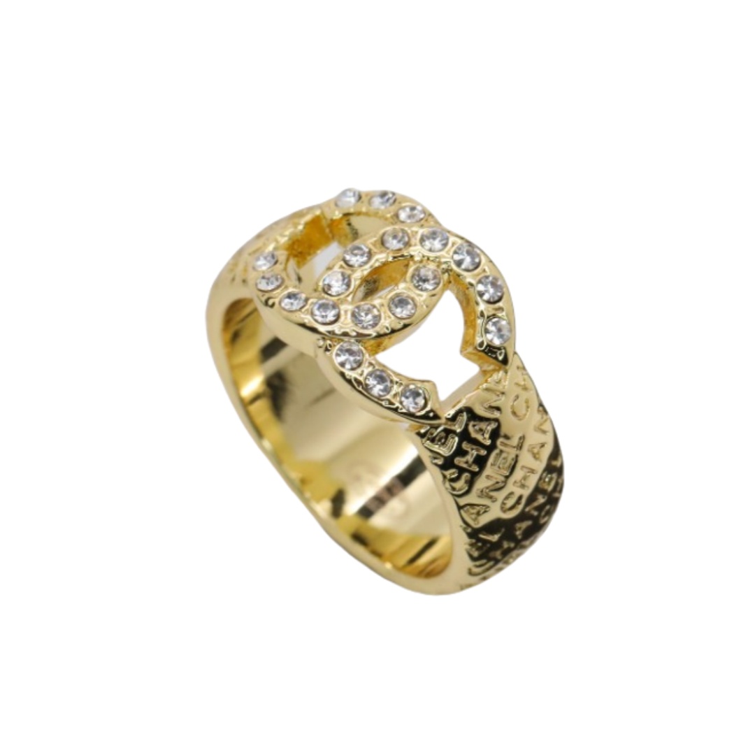 CCR052 Chanel gold ring - ccjewelryacc