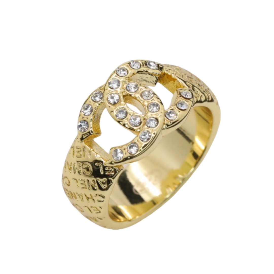CCR052 Chanel gold ring - ccjewelryacc