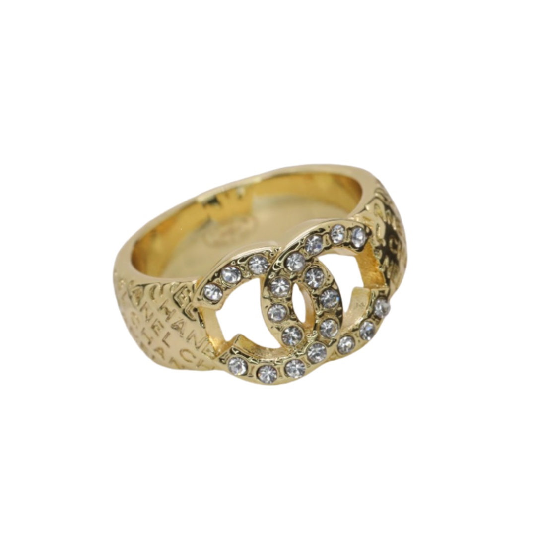 CCR052 Chanel gold ring - ccjewelryacc