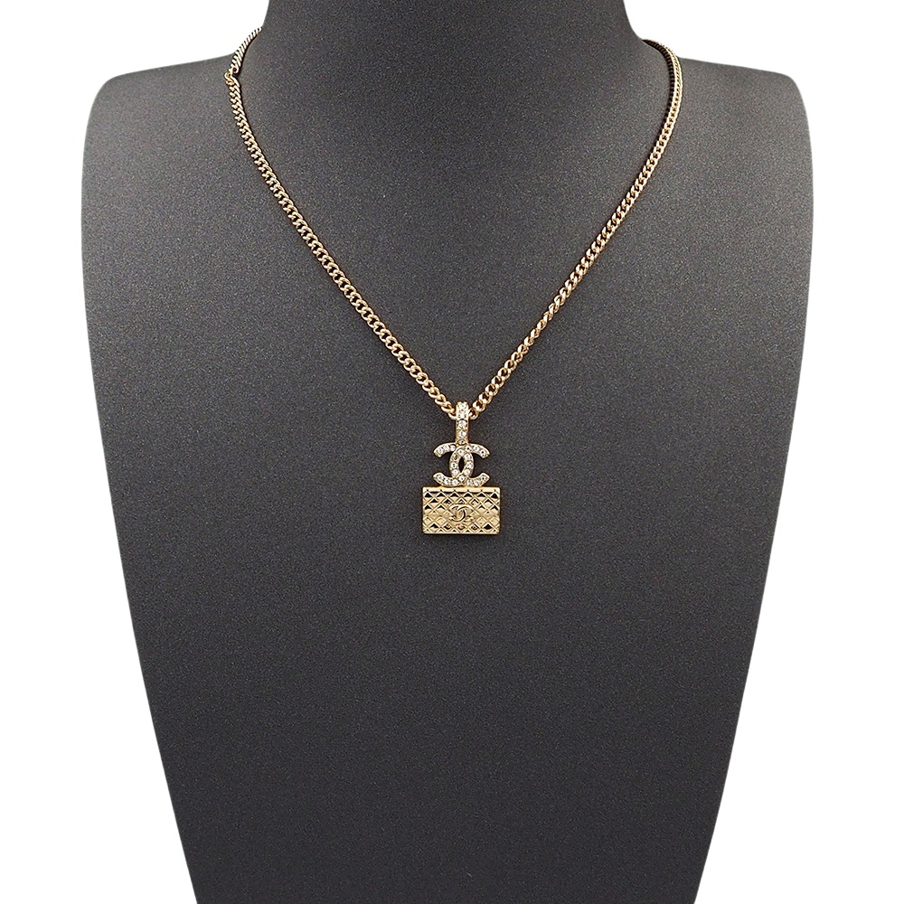CCN124 CC bag pendant necklace - ccjewelryacc