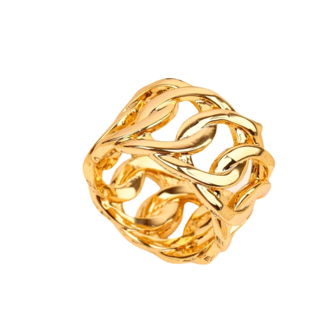 CCR053 Chanel Chain Ring - ccjewelryacc
