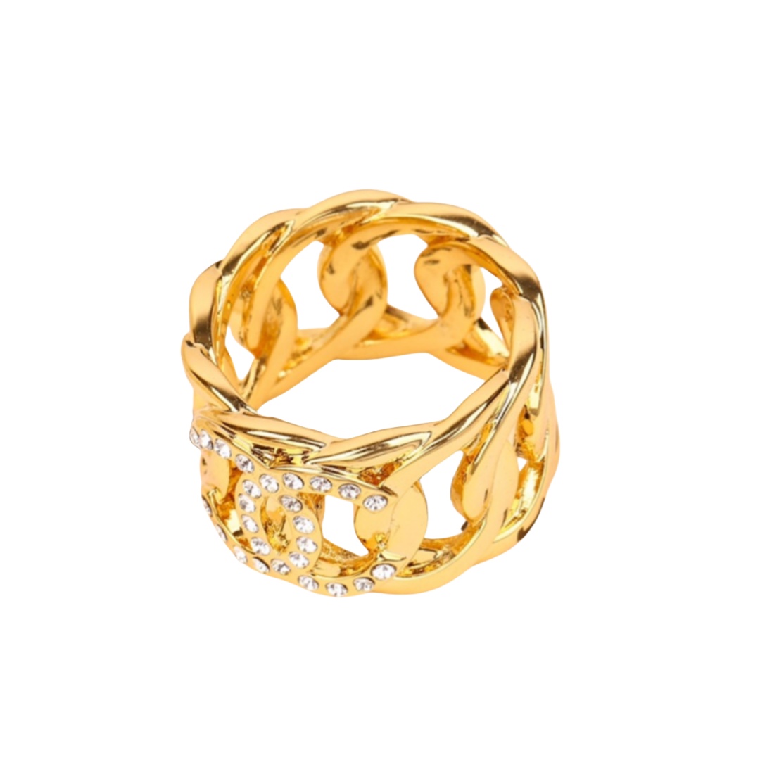 CCR053 Chanel Chain Ring - ccjewelryacc