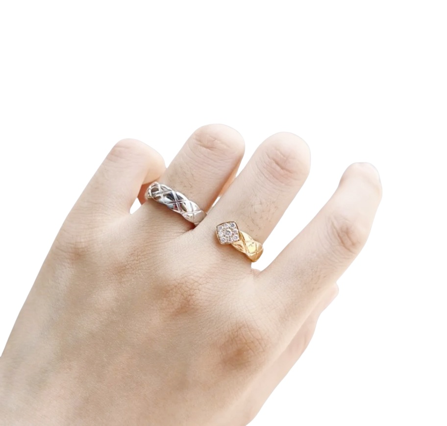 CCRS013 18k Gold Coco crush ring - ccjewelryacc