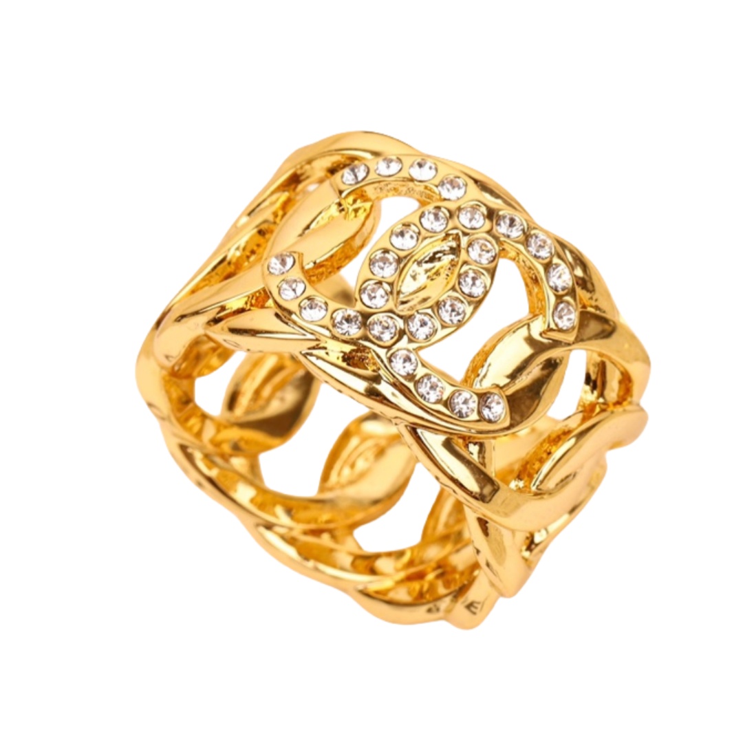 CCR053 Chanel Chain Ring - ccjewelryacc