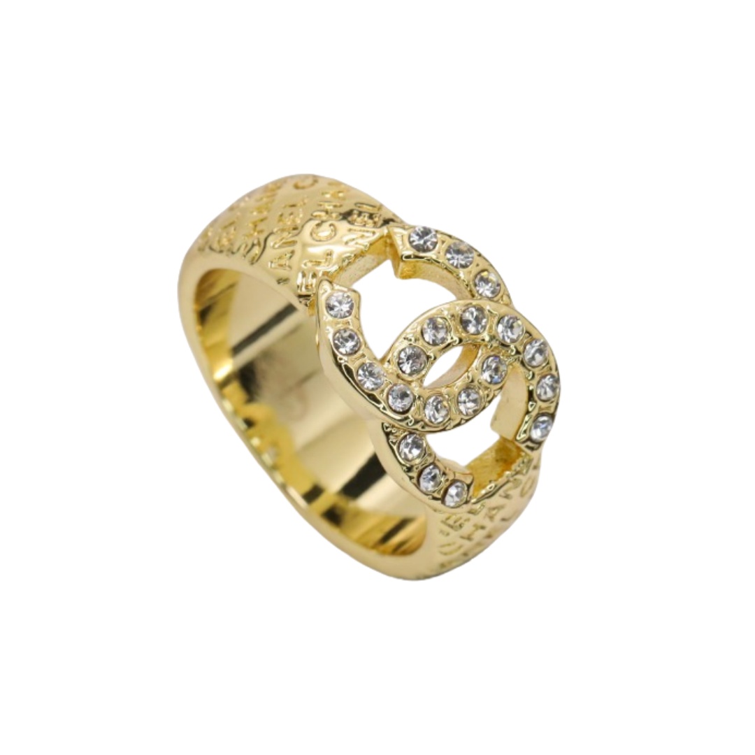 CCR052 Chanel gold ring - ccjewelryacc