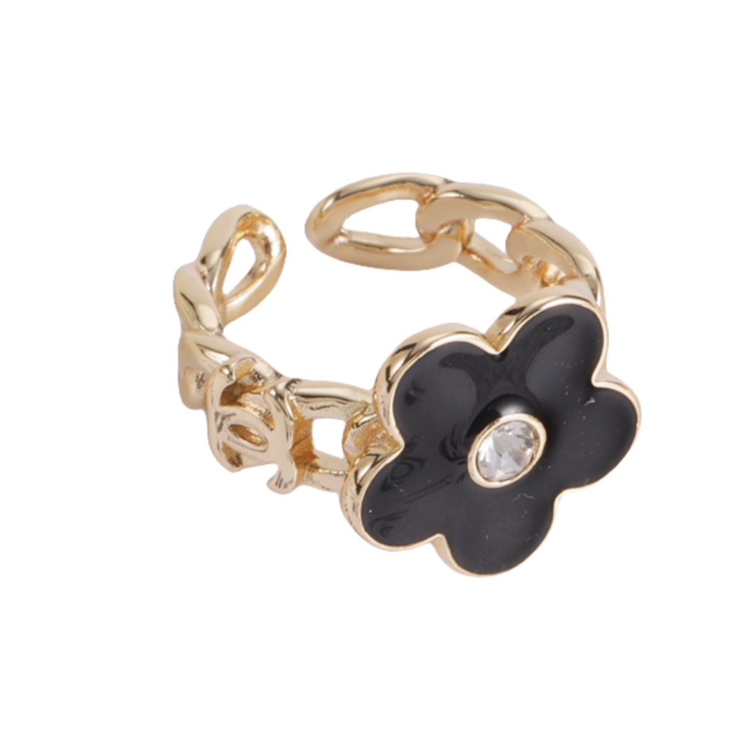 CCR017 Chanel Flower Ring - ccjewelryacc