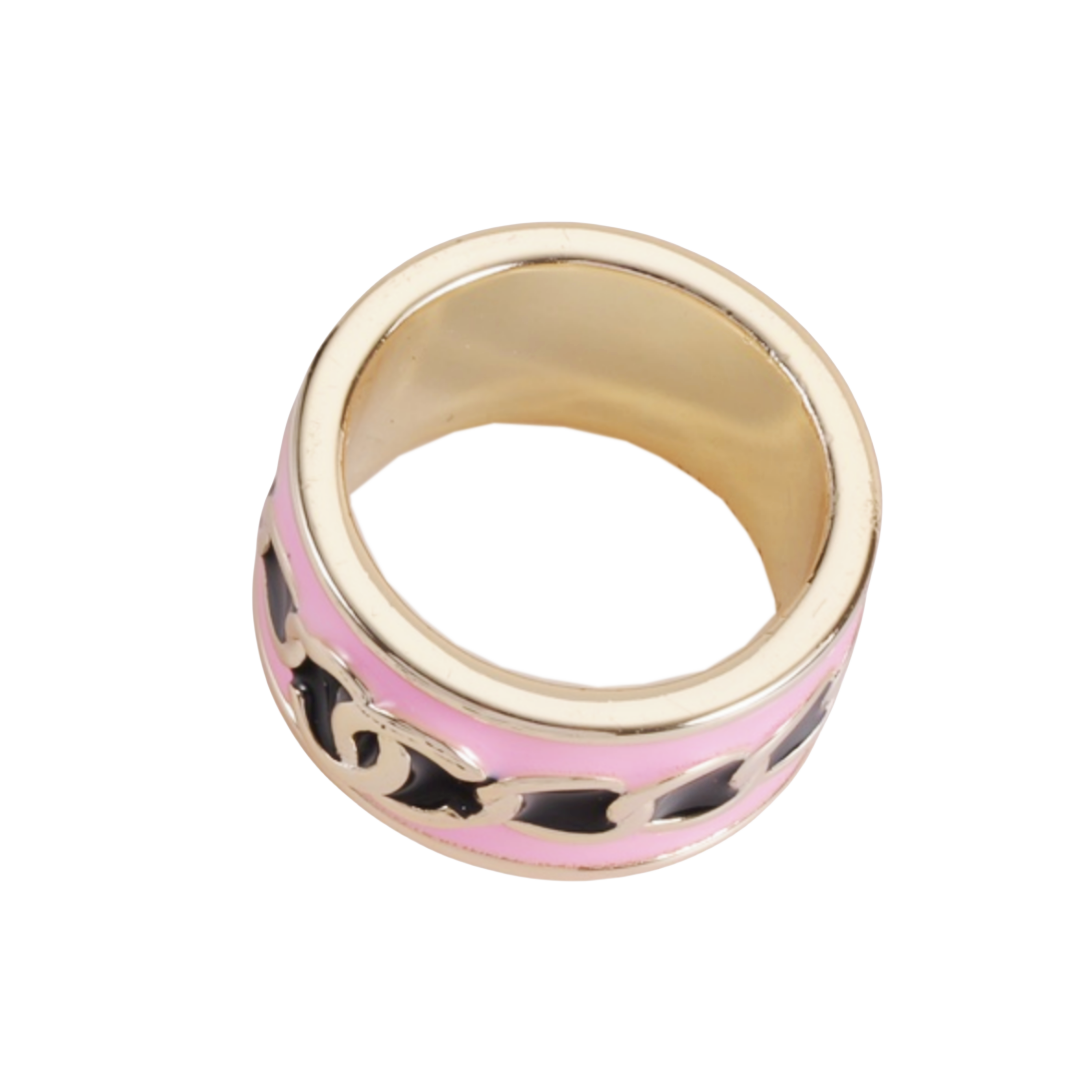CCR014  Chanel enamel ring - ccjewelryacc