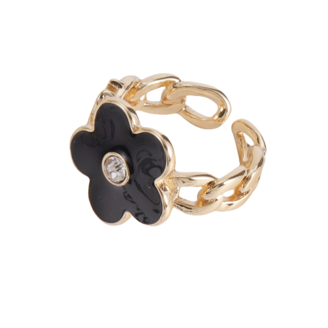CCR017 Chanel Flower Ring - ccjewelryacc
