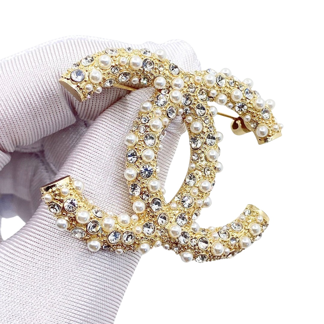 BCB025 classic cc brooch pin - ccjewelryacc